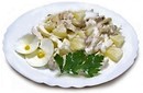 Салат с курицей картофелем и сыром (130гр)